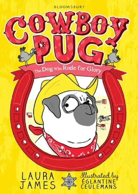 Cowboy Pug by Laura James