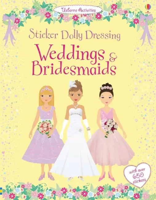 Sticker Dolly Dressing Weddings & Bridesmaids by Fiona Watt