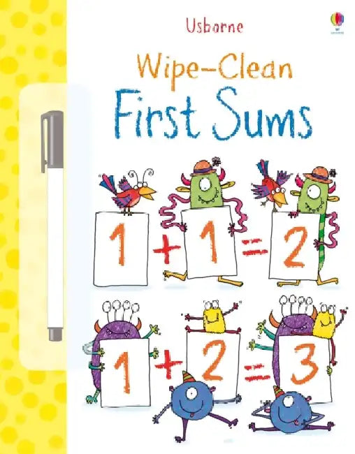 Wipe-Clean First Sums by Jessica Greenwell