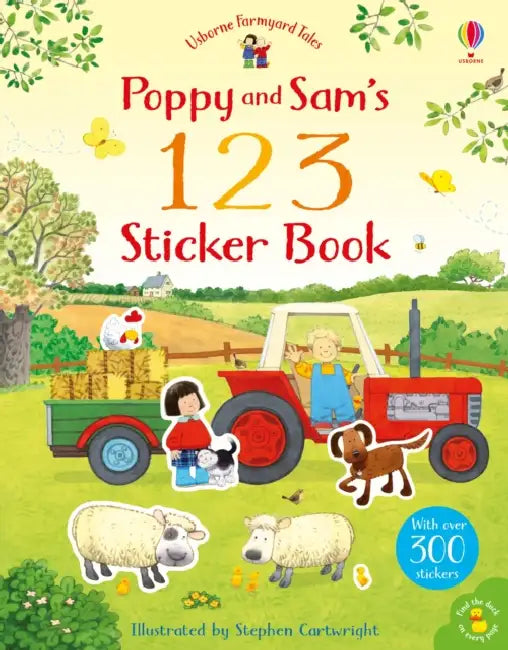 Poppy and Sam's 123 Sticker Book by Rachel Wilkie