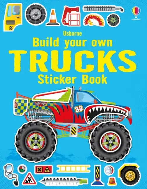 Build Your Own Trucks Sticker Book by Simon Tudhope