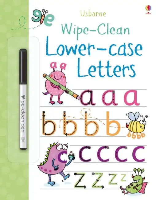Wipe-clean Lower-case Letters by Jessica Greenwell