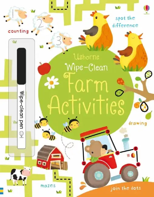 Wipe-Clean Farm Activities by Kirsteen Robson