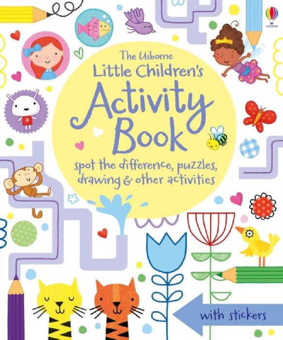 Little Children's Activity Book spot-the-difference, puzzles and drawing by Annie Montgomery Labatt