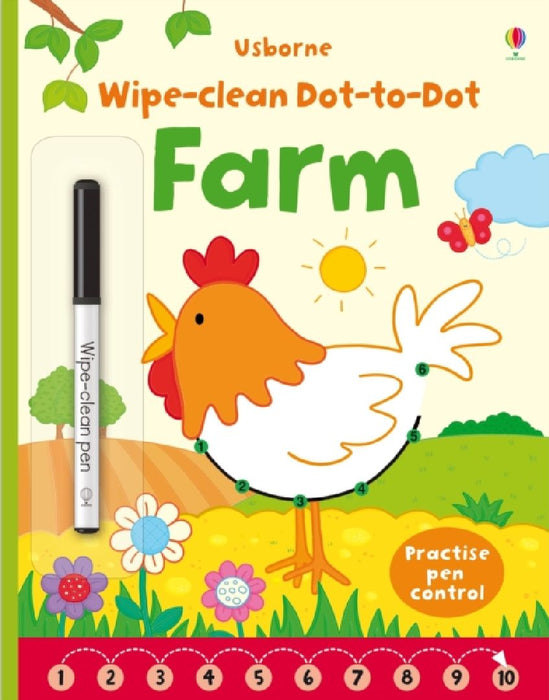 Wipe-clean Dot-to-dot Farm by Kousuke Satake