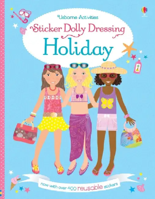 Sticker Dolly Dressing Holiday by Lucy Bowman