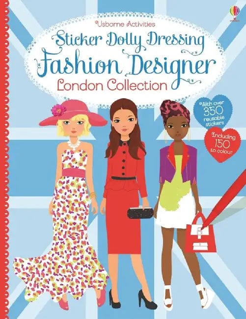 Sticker Dolly Dressing Fashion Designer London Collection by Fiona Watt