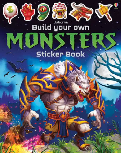 Build Your Own Monsters Sticker Book by Simon Tudhope