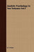 Analytic Psychology In Two Volumes Vol I by G. F. Stout