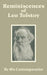 Reminiscences of Leo Tolstoy by His Contemporaries