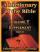 A Dictionary of the Bible: Volume V: Supplement -- Indexes by James Hastings