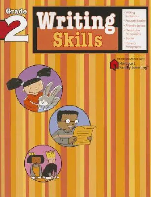 Writing Skills: Grade 2 (Flash Kids Harcourt Family Learning) by Flash Kids