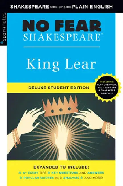 King Lear: No Fear Shakespeare Deluxe Student Edition, Volume 3 by Sparknotes