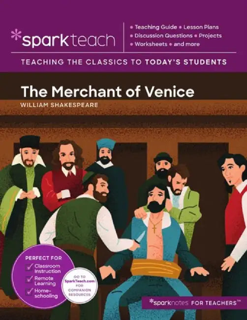 Sparkteach: The Merchant of Venice, Volume 27 by Sparknotes