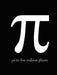 Pi to Five Million Places by Kick Books
