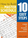 How to Build the Master Schedule in 10 Easy Steps: A Guide for Secondary School Administrators by Steven S. Kussin