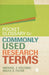 Pocket Glossary for Commonly Used Research Terms by Michael J. Holosko, Bruce A. Thyer