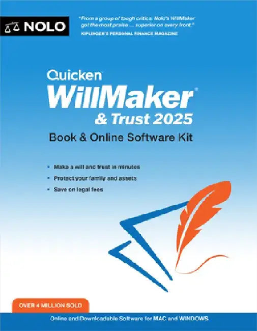 Quicken Willmaker & Trust 2024: Book & Online Software Kit