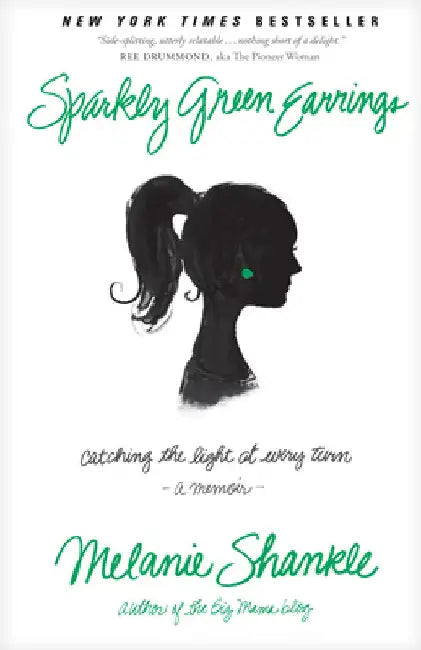 Sparkly Green Earrings by Shankle, Melanie