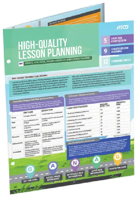 High-Quality Lesson Planning (Quick Reference Guide) by Jane E. Pollock, Susan Hensley, Laura Tolone