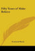Fifty Years of Make Believe by Frederick Warde