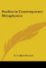 Studies in Contemporary Metaphysics by R. F. Alfred Hoernle