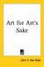 Art for Art's Sake by John C. Van Dyke