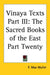 Vinaya Texts Part III: The Sacred Books of the East Part Twenty by F. Max Muller