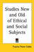 Studies New and Old of Ethical and Social Subjects by Frances Power Cobbe