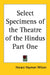 Select Specimens of the Theatre of the Hindus Part One by Horace Hayman Wilson