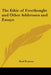 The Ethic of Freethought and Other Addresses and Essays by Karl Pearson