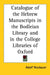 Catalogue of the Hebrew Manuscripts in the Bodleian Library and in the College Libraries of Oxford by Adolf Neubauer