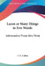 Lacon or Many Things in Few Words: Addressed to Those Who Think by C. C. Colton