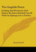 The English Poets: Lessing And Rousseau And Essays By James Russell Lowell With An Apology For A Preface by James Lowell