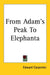 From Adam's Peak To Elephanta by Edward Carpenter