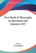 First Book of Theosophy in Questions and Answers 1927 by P. Pavri, C. Jinarajadasa