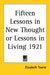Fifteen Lessons in New Thought or Lessons in Living 1921 by Elizabeth Towne