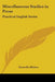 Miscellaneous Studies in Prose: Practical English Series by Grenville Kleiser