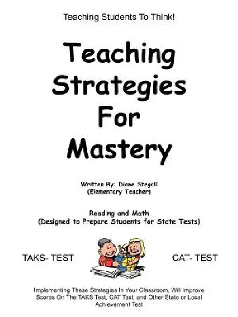 Teaching Strategies for Mastery by Diane Stegall