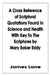 A Cross Reference of Scriptural Quotations Found In Science and Health With Key To The Scriptures by Mary Baker Eddy by James Lane