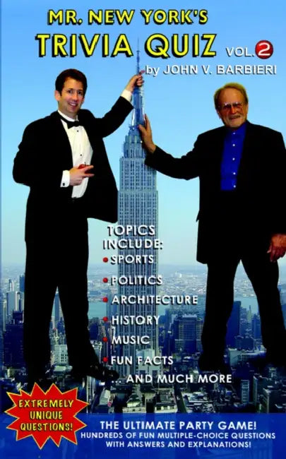 Mr. New York's Trivia Quiz-Volume 2 by John V. Barbieri