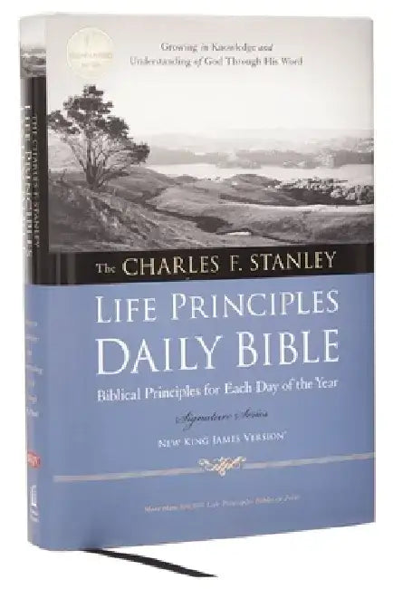 Charles F. Stanley Life Principles Daily Bible-NKJV-Signature by Charles Stanley