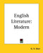 English Literature: Modern by G. H. Mair
