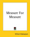 Measure For Measure by William Shakespeare