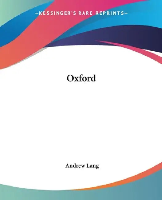 Oxford by Andrew Lang