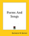 Poems And Songs by Bjornstjerne M. Bjornson