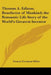 Thomas A. Edison, Benefactor of Mankind; the Romantic Life Story of the World's Greatest Inventor by Francis Trevelyan Miller