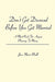 Don't Get Divorced Before You Get Married: A Must Read For Anyone Planning To Marry by Jean Marie Rhall