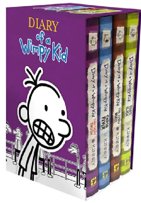 Diary of a Wimpy Kid Box of Books 5-8 by Jeff Kinney