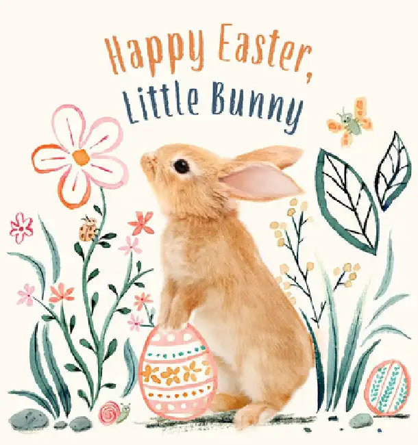 Happy Easter, Little Bunny: A Board Book by Amanda Wood